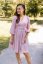 "Boho Breeze" dress MUM AND DAUGHTER - old pink - Size: M/L