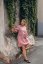 MATCHY Linen PUFF dress - Old pink