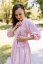 "Boho Breeze" dress MUM AND DAUGHTER - old pink - Size: M/L