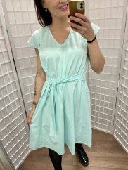 Knitted dress "Valencia" - light mint