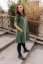 Ačkové oversize šaty MÁMA a DCERA – Army green - Velikost: M/L, Varianta: Nekojo - Klasické, Velikost dětské oblečení: 92-98