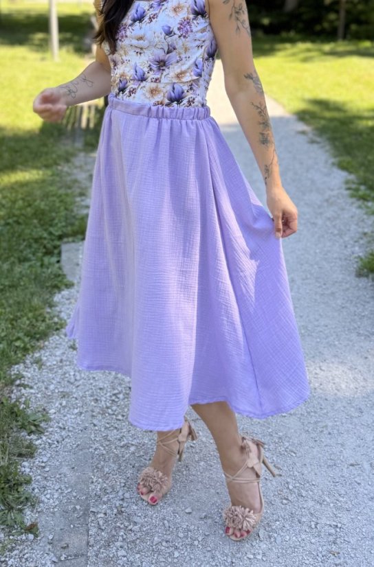 Elia Muslin Skirt - different colors and patterns - Size: tailor-made