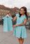 Elegant dress - MOM AND DAUGHTER - Pale blue - Size: M/L