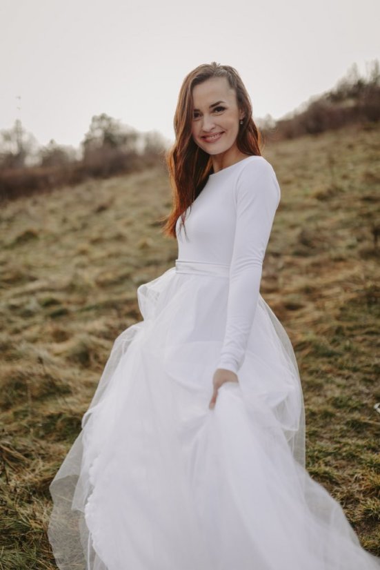 Maternity wedding dress – Tamie