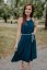 Bamboo nursing dress - emerald