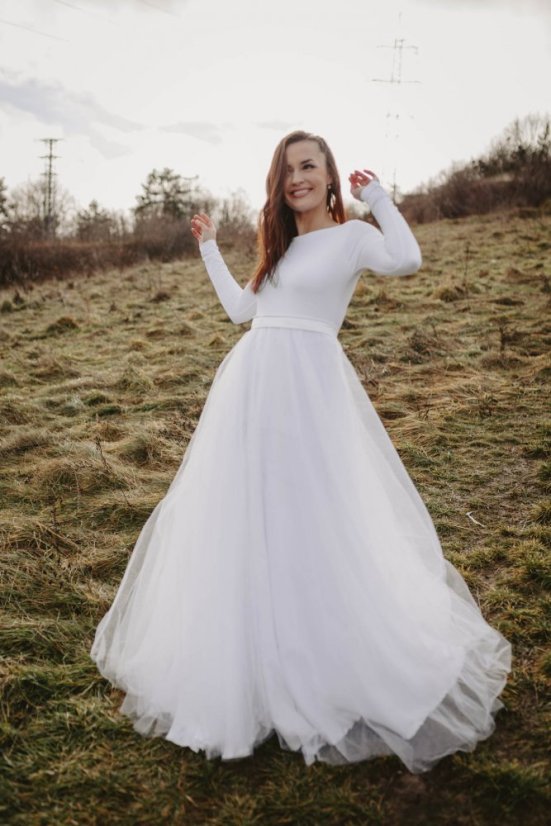 Maternity wedding dress – Tamie