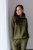 Warm hoodie – khaki green