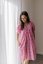 Nursing dress "Tartana" - MOTHER AND DAUGHTER - pink - Size: XL/2XL