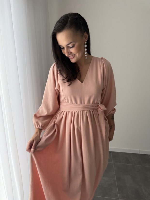 Lněné šaty "Boho Breeze" - různé barvy