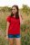 Muslin blouse/T-shirt - Red