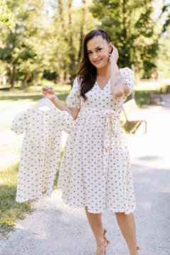 Šaty "Boho Breeze" MAMA A DCERA - srdíčka