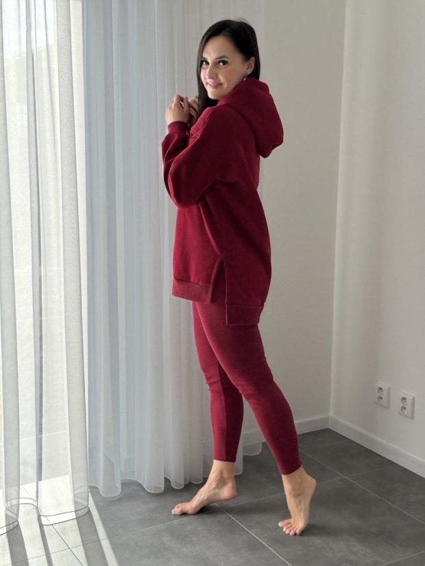 Asymetrická teplá kojicí mikina – různé barvy - Velikost: UNI