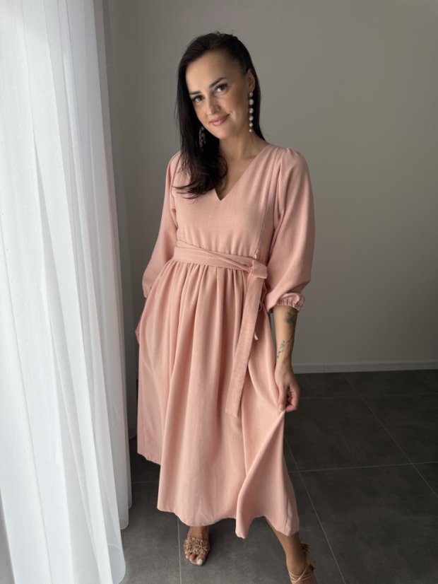 Lněné šaty "Boho Breeze" - různé barvy