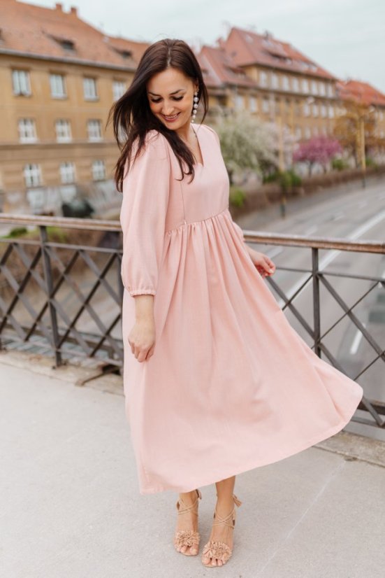 Linen dress "Boho Breeze"  -  different colors