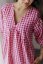 Nursing dress "Tartana" - MOTHER AND DAUGHTER - pink - Size: XL/2XL