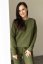 Warm Sweatshirt / Sweater - army green - Size: XL/2XL