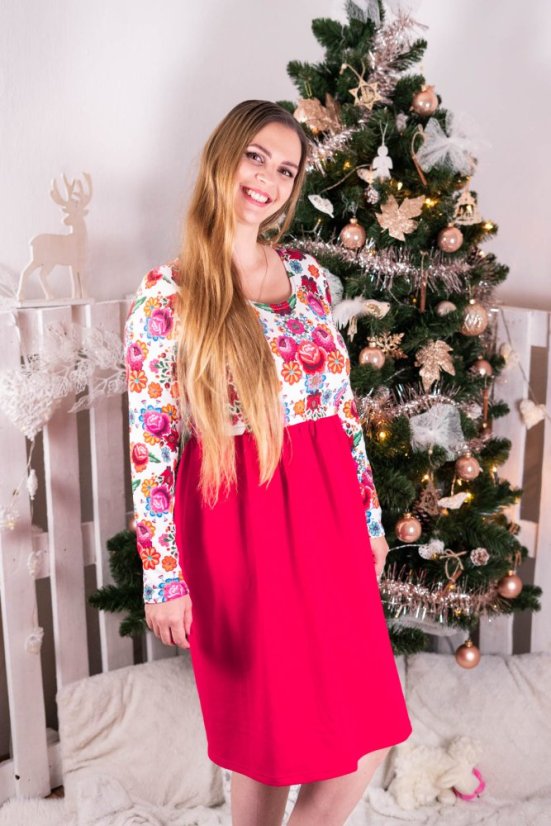 "Bohemia" dress - MOM and DAUGHTER - red folk