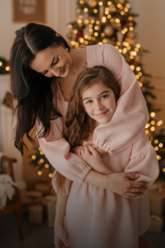Dress "Maison Waffle" - MOM AND DAUGHTER - different colors