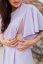 Evening dress – MOTHER AND DAUGHTER – lila - Size: M/L, Variant: For breastfeeding, Children's clothing size: 140-146