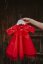 Společenské šaty – MAMA A DCERA – červený
