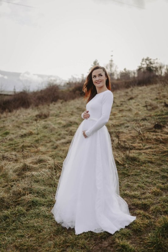 Maternity wedding dress – Tamie