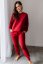 High-waisted sweatpants – burgundy - Size: XS/S