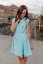 Elegant dress - MOM AND DAUGHTER - Pale blue - Size: M/L