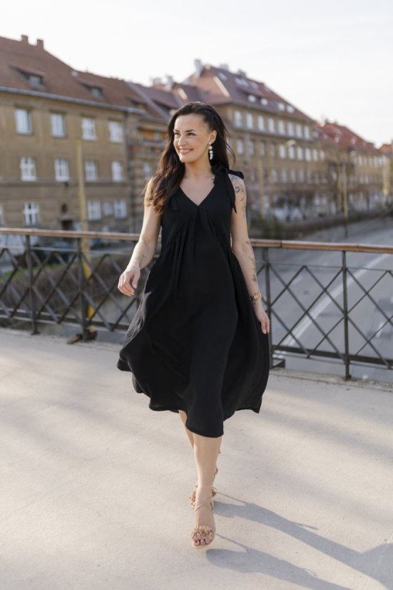 "Aura" dress - black - Size: M/L