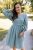 "Boho Breeze" dress - powder mint
