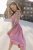 "Aura" dress - dark old pink