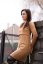 Straight sweater dress - Caramel