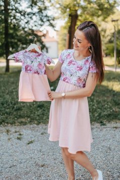 MATCHY Dress "Bohemia" Muslin - pink