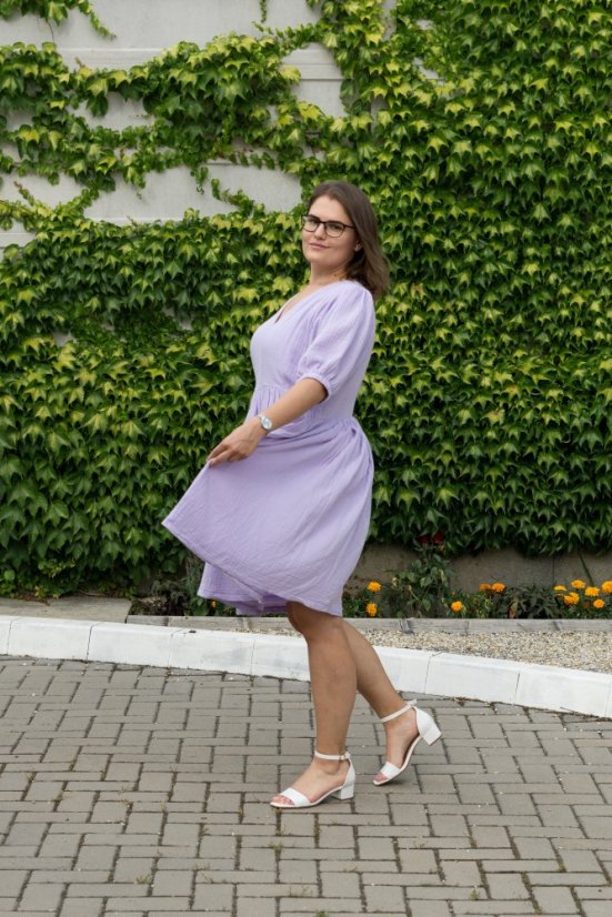 "Boho Breeze" dress - lila - Size: M/L