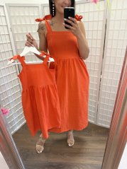 Linen "Aurela" dress MUM AND DAUGHTER - different colors