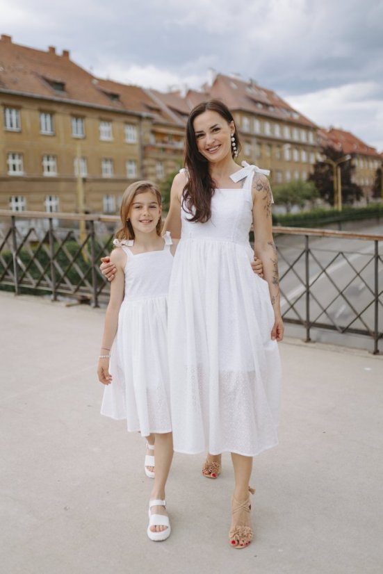 Madeira "Aurela romantic" dress MUM AND DAUGHTER - white - Size: 2XL