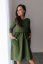 Tracksuit MIDI dress - Khaki - Size: S