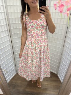 "Aura" dress - Flowers-long