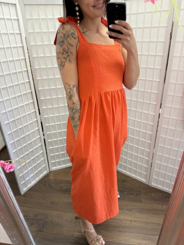 Lněné "Aurela" MAMA A DCERA - různé barvy - Velikost: 4XL