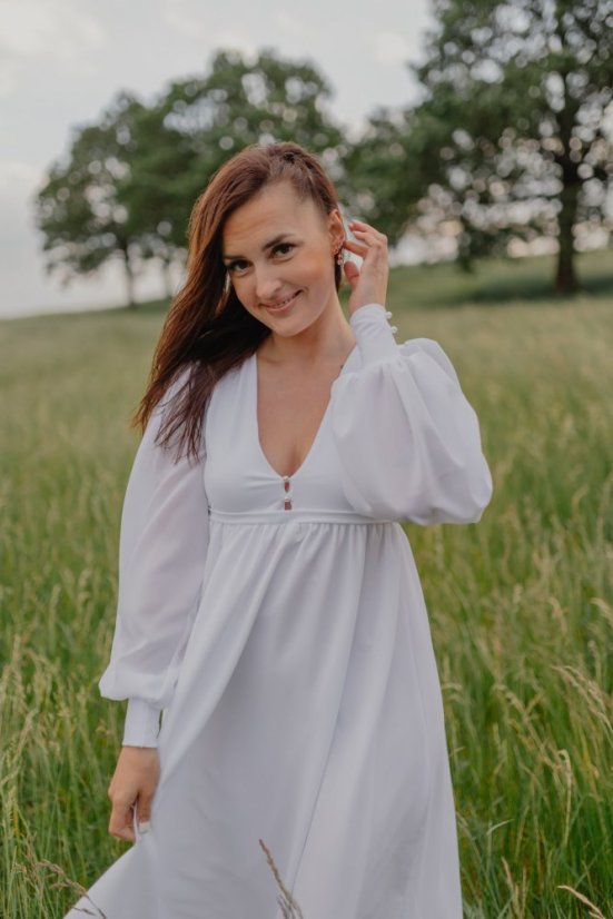 Svatební šaty – Antika - Velikosť S - Velikost: S