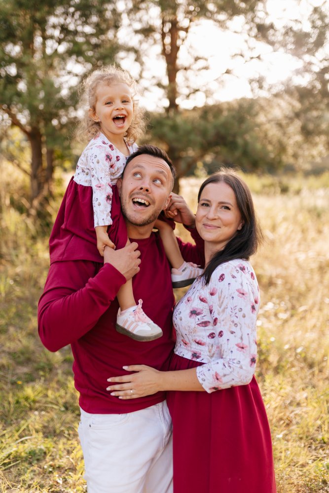 Burgundy - 3 sleeve lengths