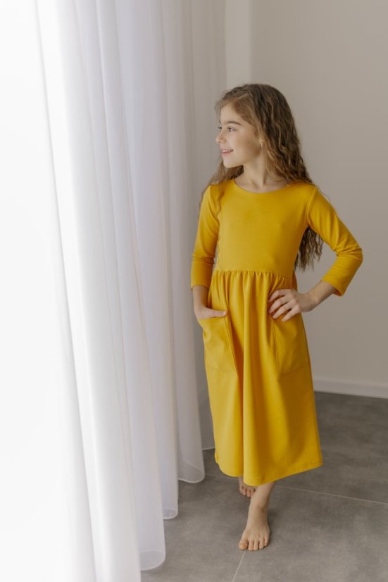 MATCHY Midi nursing dress - Mango - Size: M