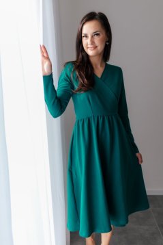 Wrap MIDI dress – kerosene