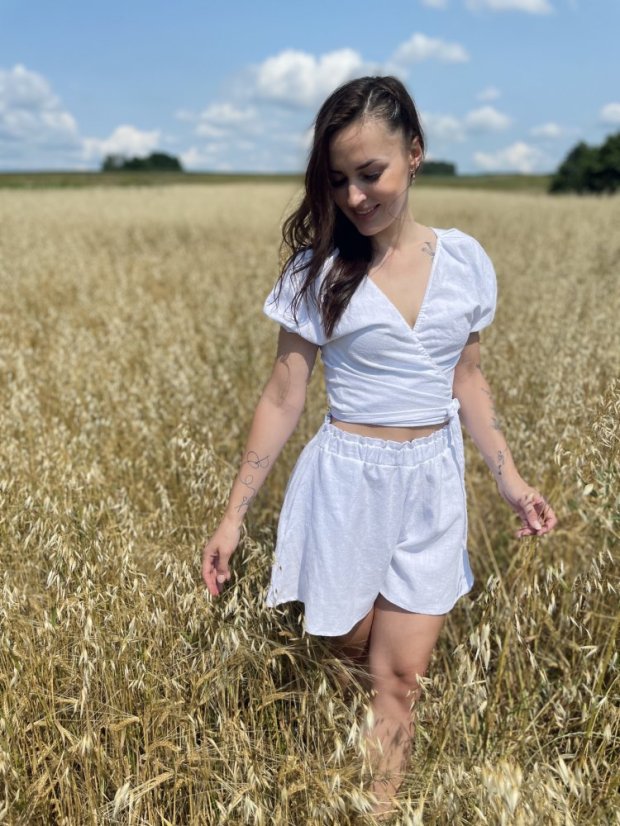 Linen short set - Various colors