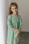 Breastfeeding "Tartana" dress - MOTHER AND DAUGHTER - green