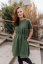 "Luna" Basic Dress - MUM AND DAUGHTER – Army green - Size: M/L