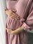 "Boho Breeze" dress MUM AND DAUGHTER - dark old pink - Size: XS/S