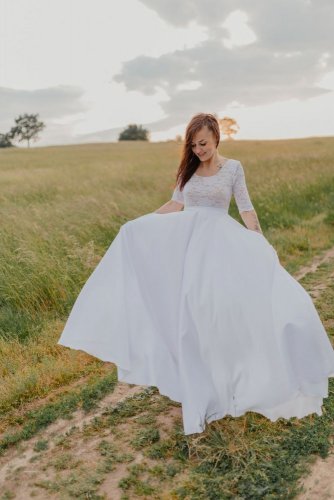 Svatební šaty – Amalia - Velikost S