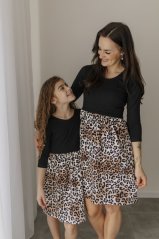 Šaty „Bohemie“ - MÁMA a DCERA - Leopard