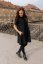 Tracksuit dress "Luna" – Black - Size: XL/2XL