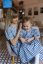"Tartana" dress - MOTHER AND DAUGHTER - blue